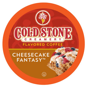 Cold Stone Beverages cheesecake fantasy pods for Keurig brewers deliver dessert-inspired coffee at home.