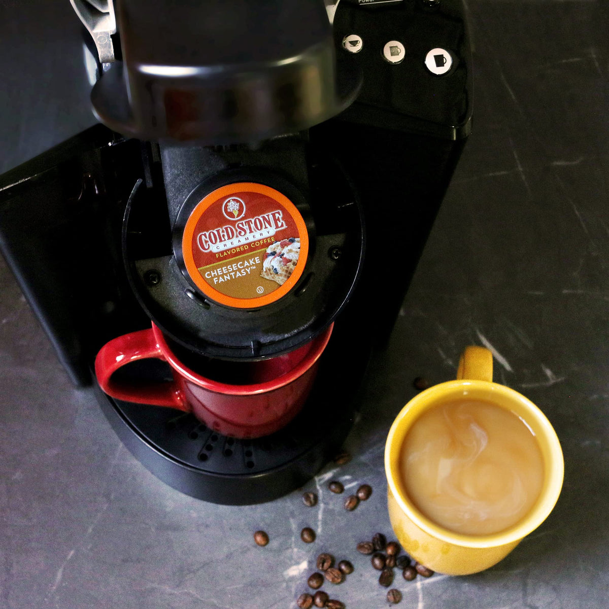 Cold Stone Beverages ethically sourced beans offer consistent flavor in each cup.