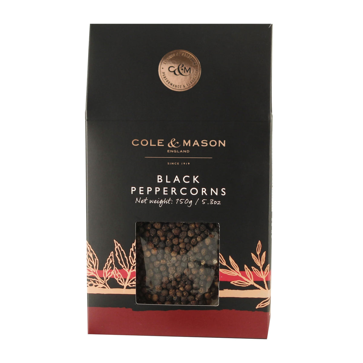 Cole & Mason gourmet spice refill box overview for quick salt and pepper updates.