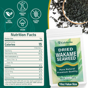 Colehechr wakame ready for ramen or stir fry in minutes.