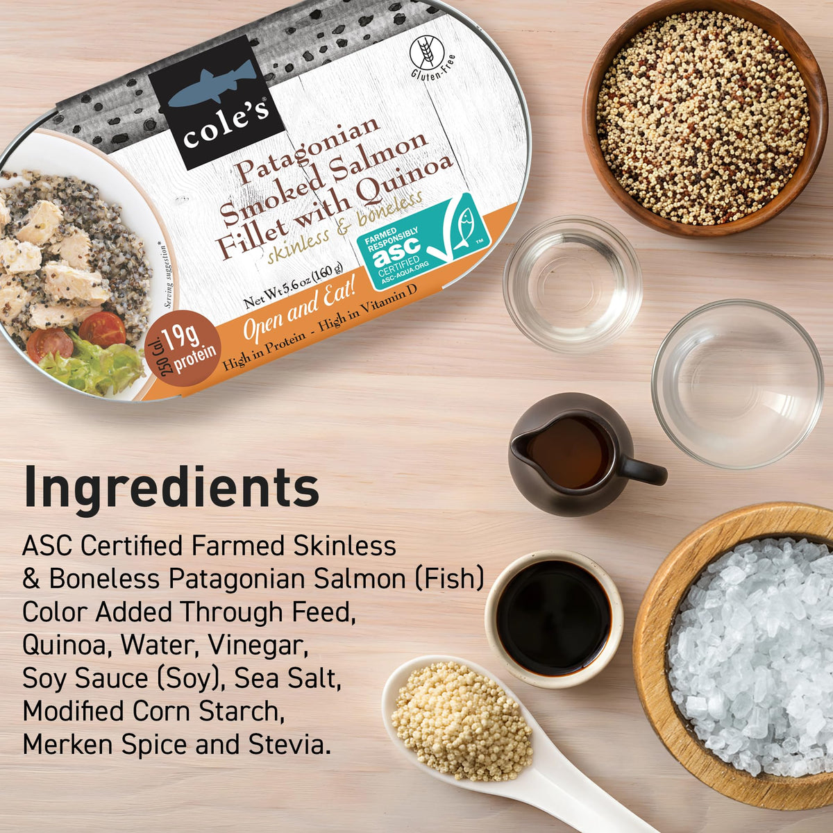 Coles Open Eat Meals quinoa and vegetables image highlighting balanced, protein-forward canned meal