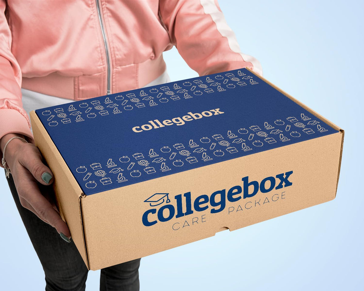 COLLEGEBOX Easter packaging highlights a festive, pre-filled snack assortment.