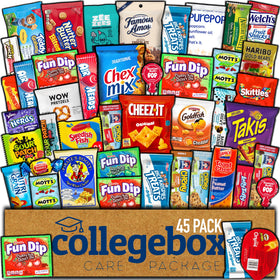 CollegeBox snack box 45-count Easter variety pack for cheerful care packages