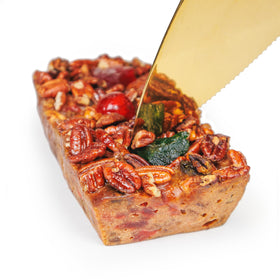 Collin Street Bakery DeLuxe Fruitcake 2-pack with pecans and pineapple, ideal for gatherings