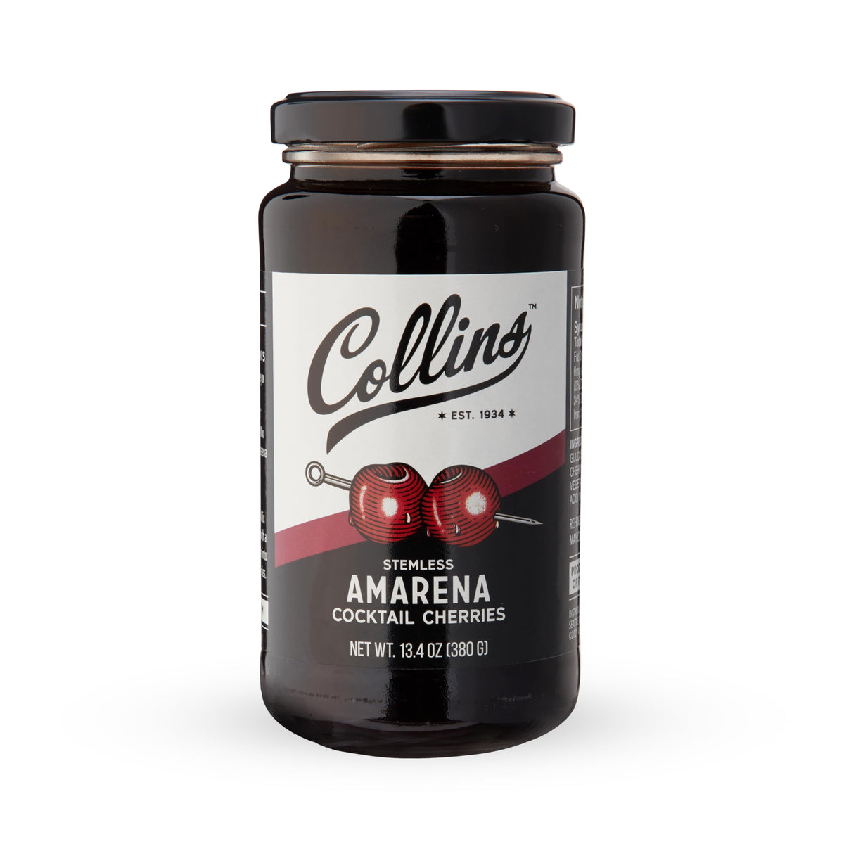 Collins Amarena cherries beside cheeses on an elegant cheeseboard