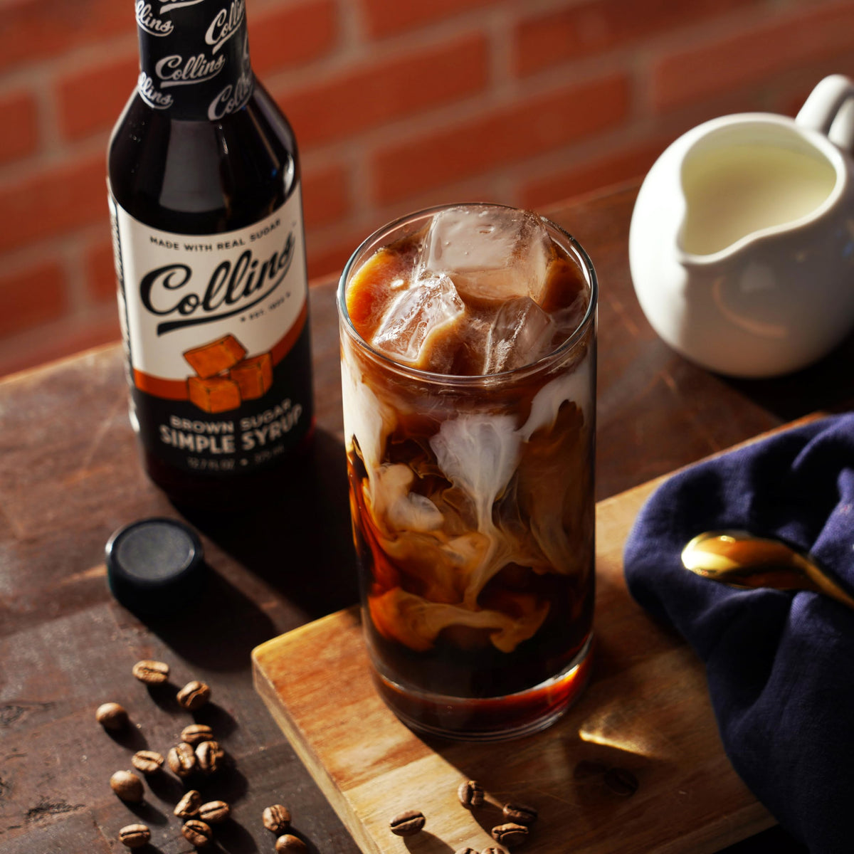 Collins Brown Sugar Syrup gift pack for home bartenders