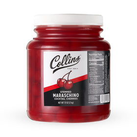 Bulk Collins Chicago garnish cherries for food service or events.