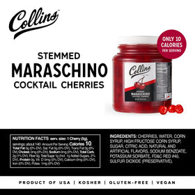 Cherries by Collins Chicago suited for sundaes and toppings.