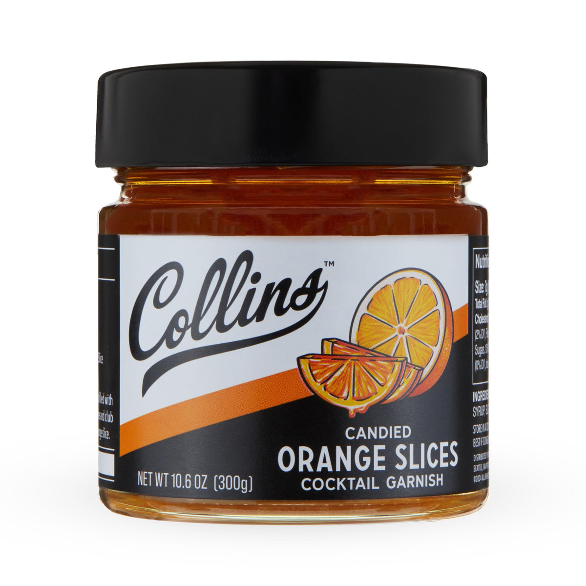 Collins Chicago ready-to-use garnish for quick elegant drinks
