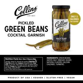 Collins Chicago gourmet pickled green beans in sushi rolls
