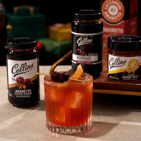 Collins Chicago home bar garnish essentials for premium drinks.