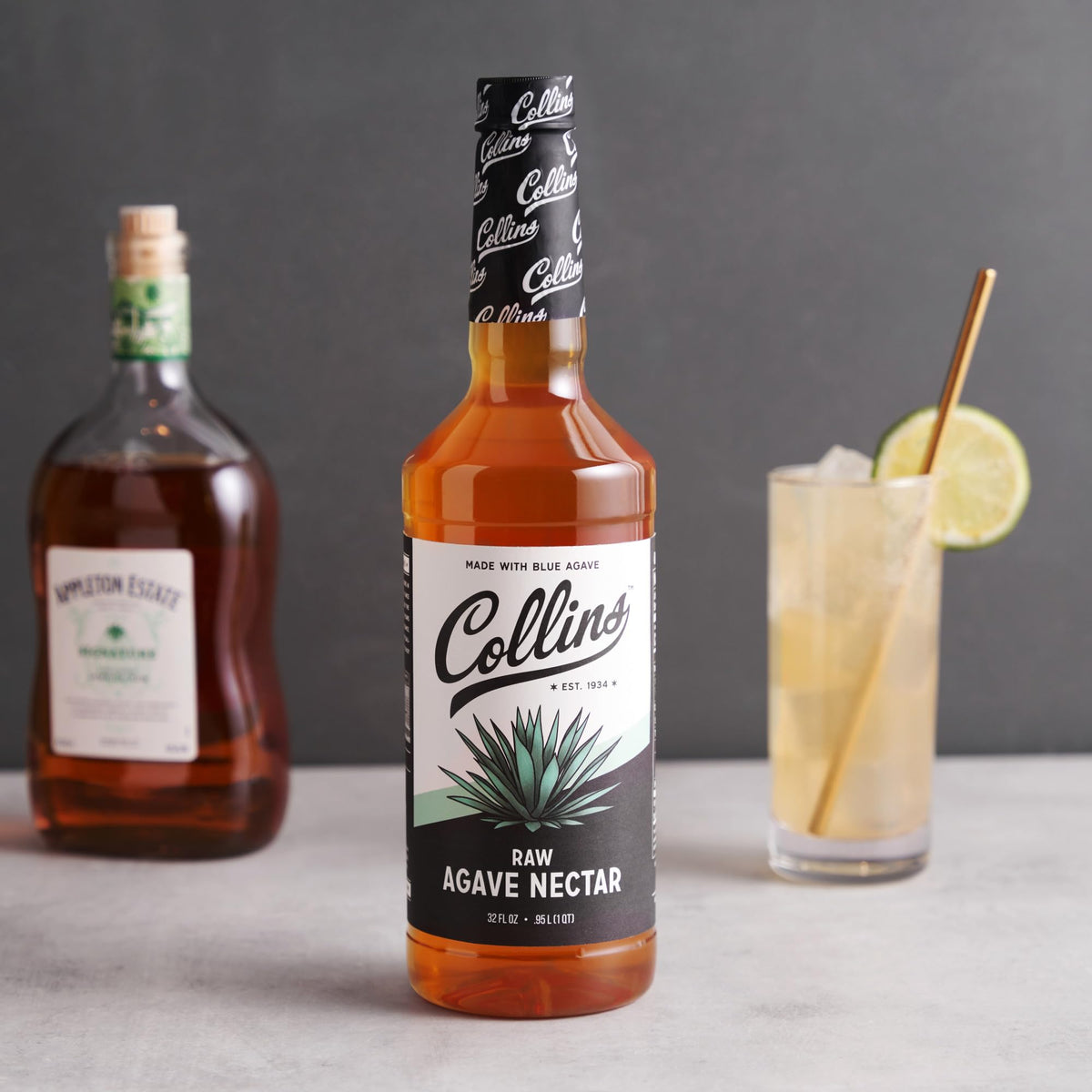 Collins Chicago raw agave nectar baking drizzle for desserts