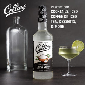 Collins Chicago Sugar Free Simple Syrup in coffee for a light, crisp sweetness