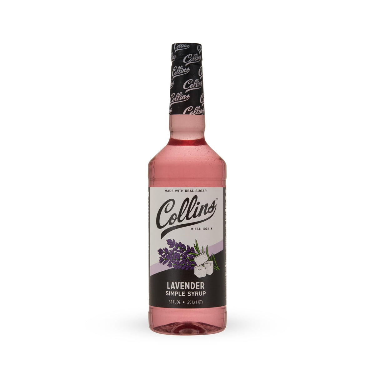 Gin martini enhanced by Collins Lavender Syrup aroma