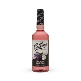 Gin martini enhanced by Collins Lavender Syrup aroma