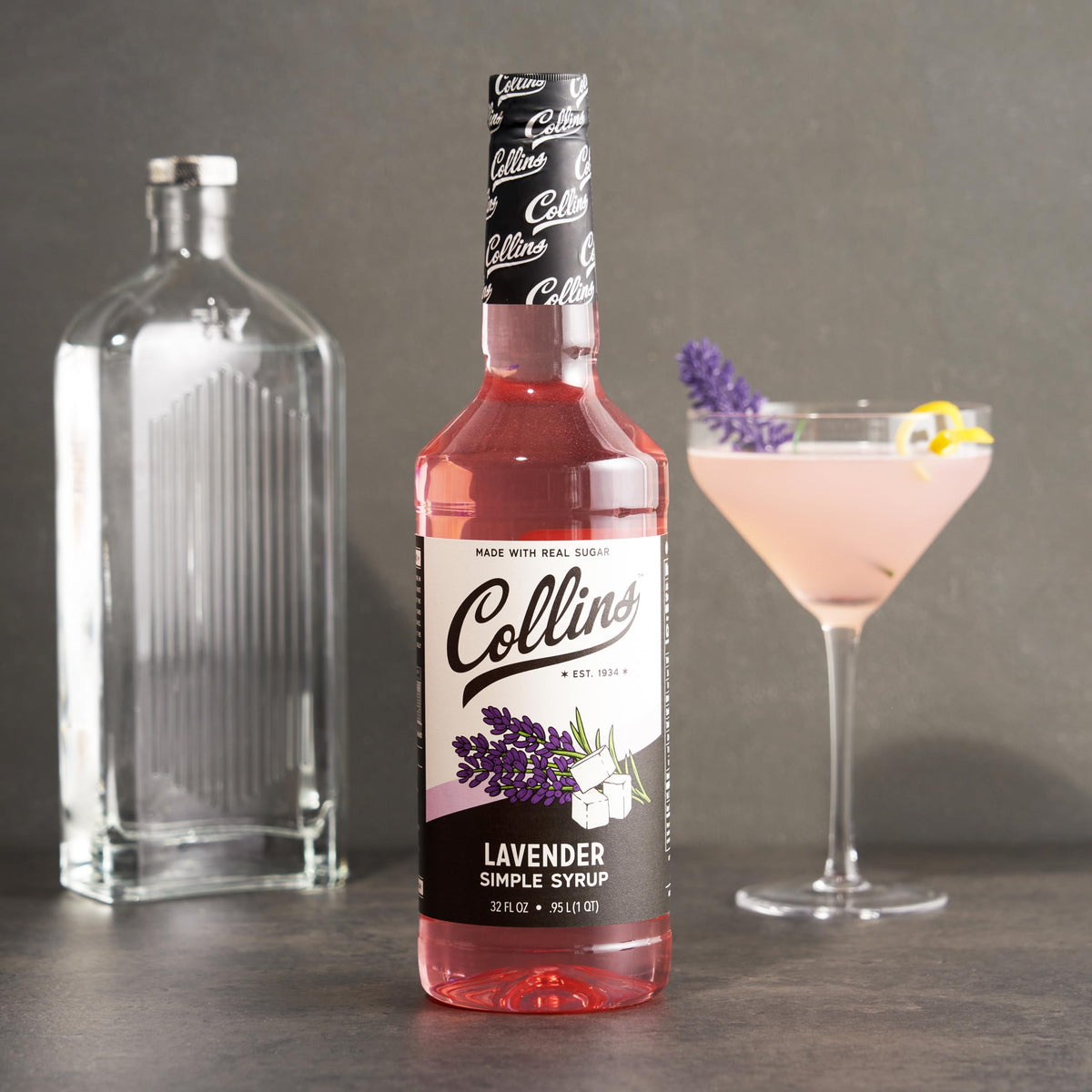 Party punch batch flavored with Collins Lavender Syrup
