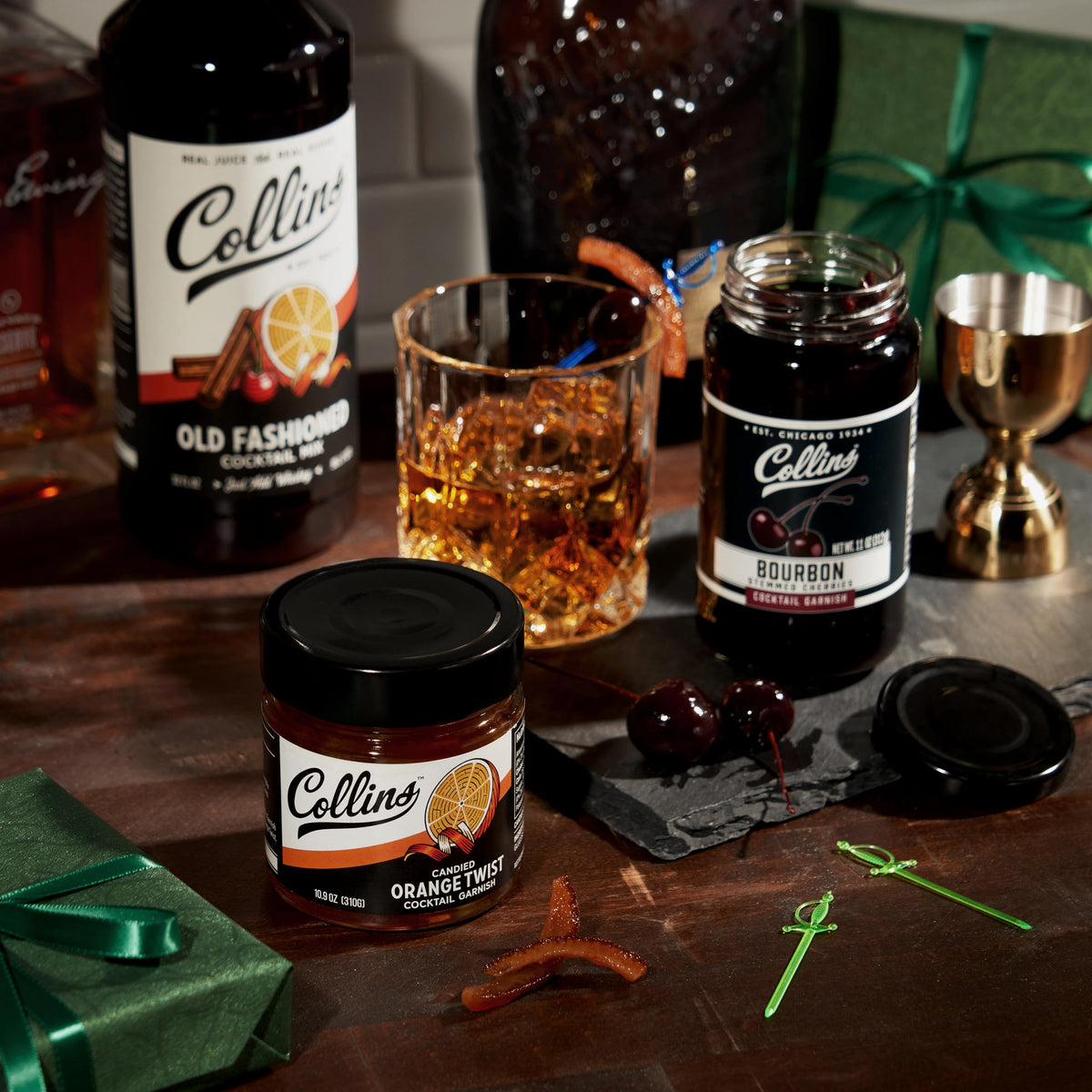 Collins Old Fashioned Kit box display with gift-ready presentation