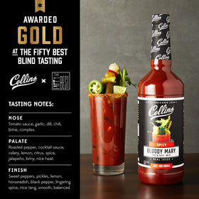 Collins Spicy Bloody Mary mix pitcher batch for parties.