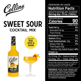 Collins Sweet and Sour batch pitcher setup ideal for crowd-friendly drinks.