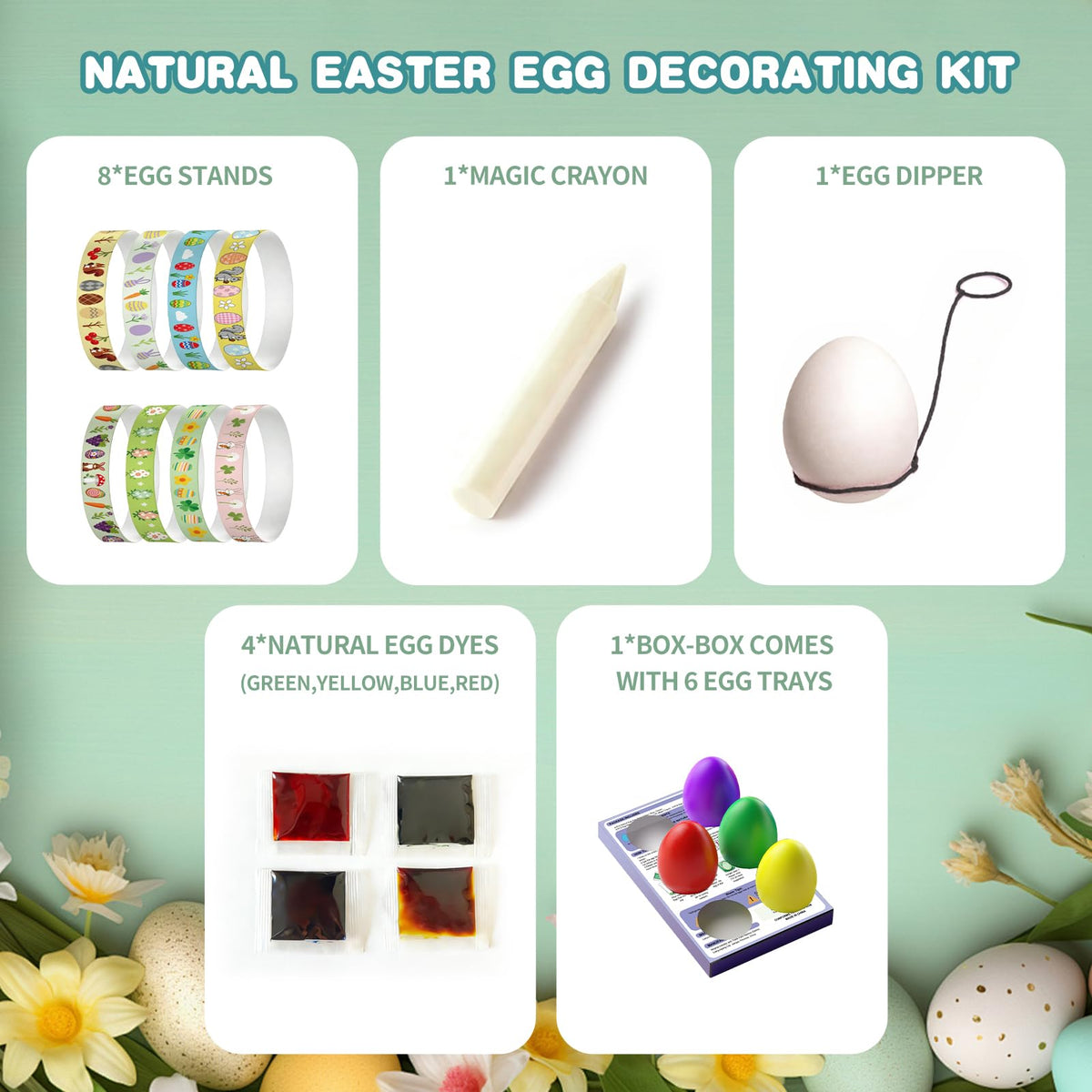 COLMIUX green natural dye liquid for fresh egg hues