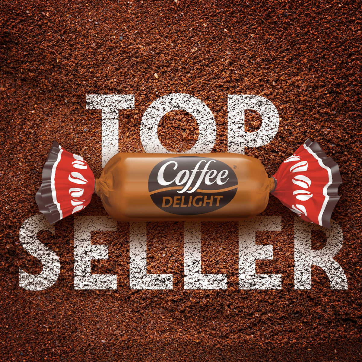 Colombina Coffee Delight count display highlights 200 individually wrapped chews.