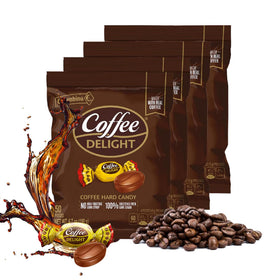 Colombina Coffee Delight hard candy pack 50 with rich Colombian coffee flavor for on-the-go enjoyment.