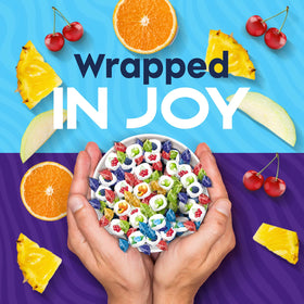 Colombina Delicate Fruit Drops peach flavor candy for year-round snacking.