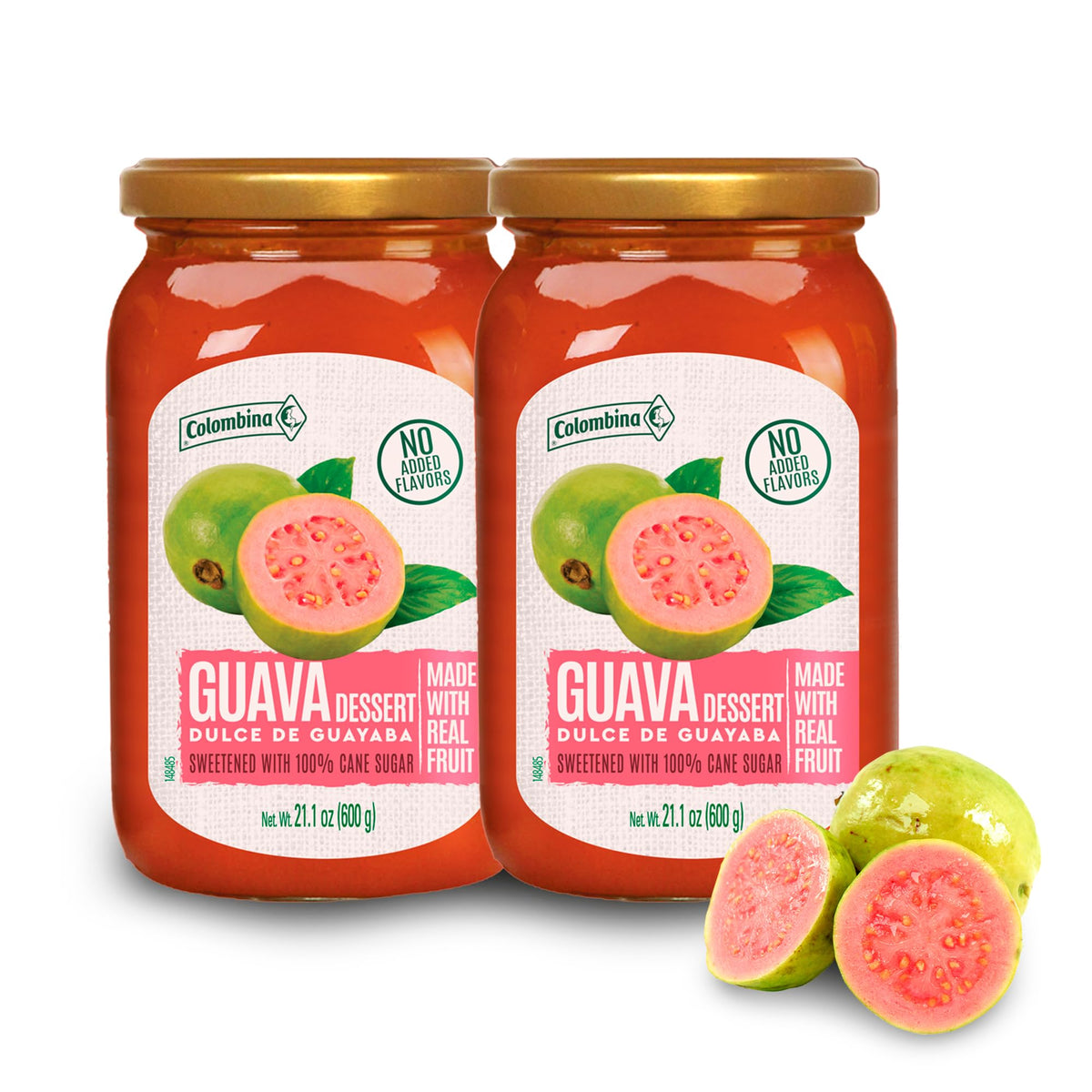 Colombina Guava Dessert Spread jar ready for breakfast flavor