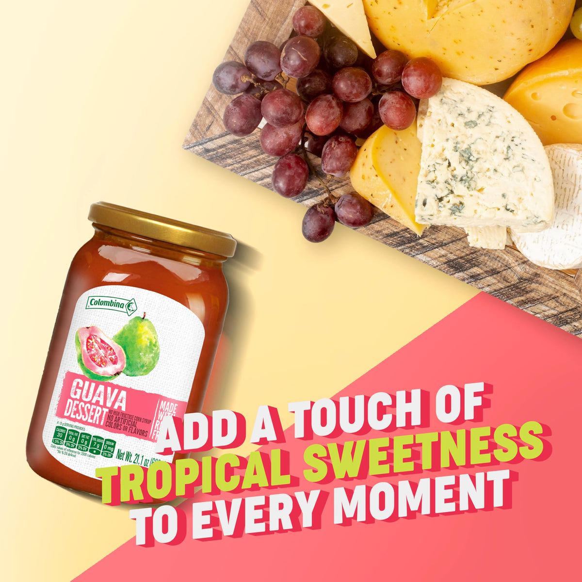 Colombina Guava Dessert Spread from Colombia, authentic tropical fruit