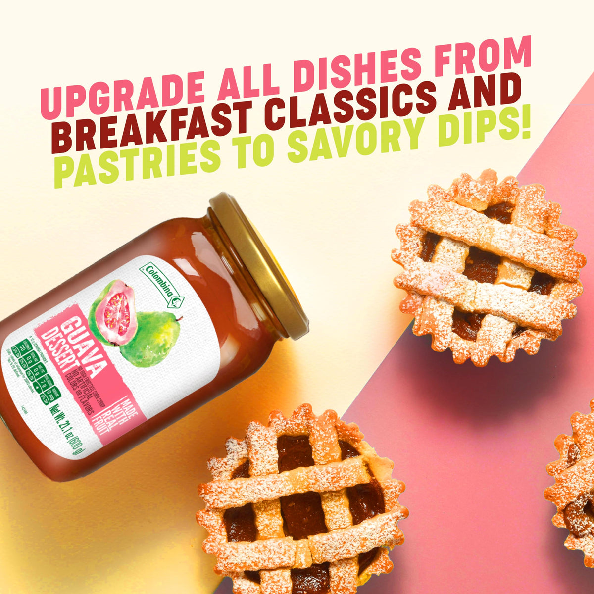 Colombina Guava Dessert Spread two-pack packaging for sharing