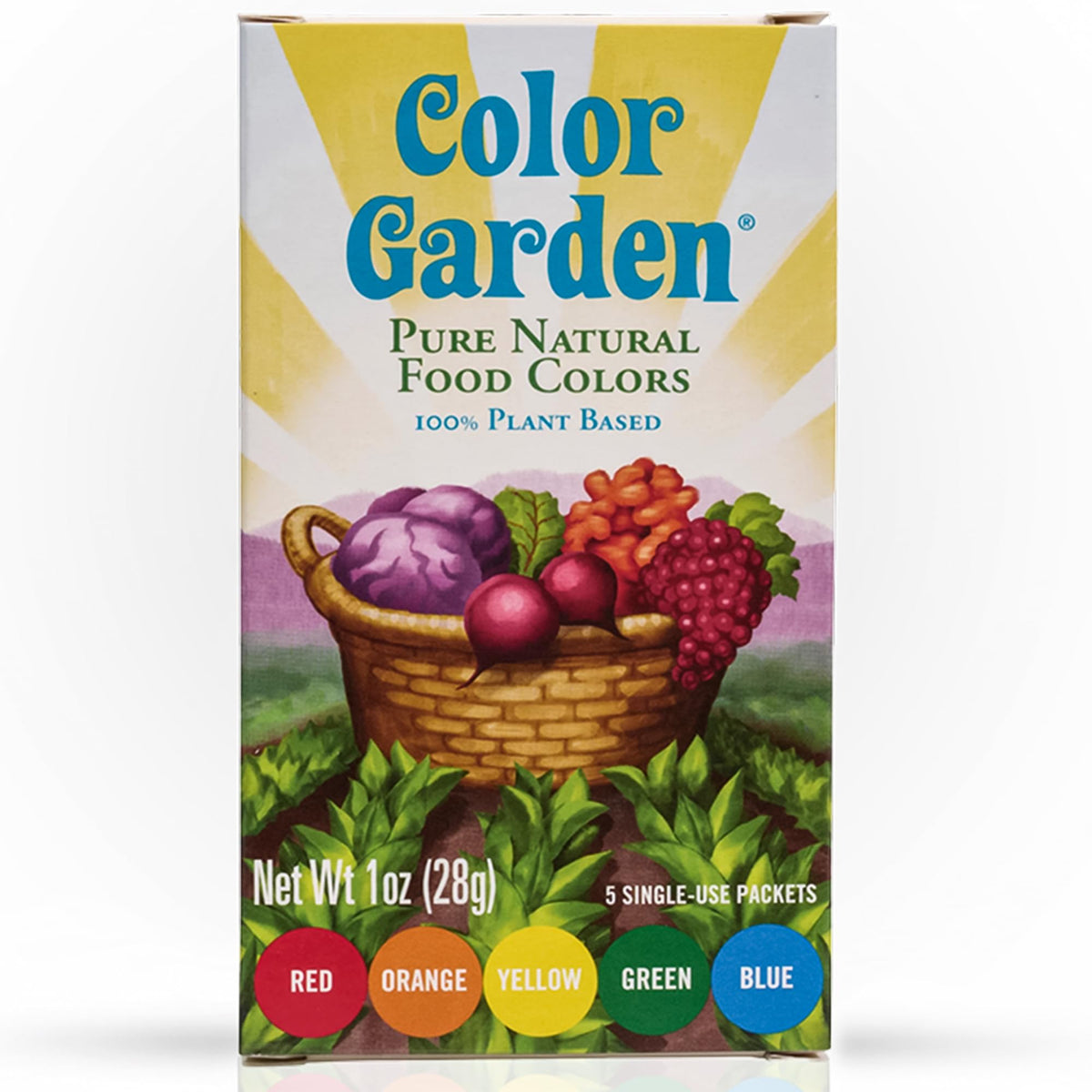 COLOR GARDEN Pure Natural Food Coloring bottle pour for vibrant baking