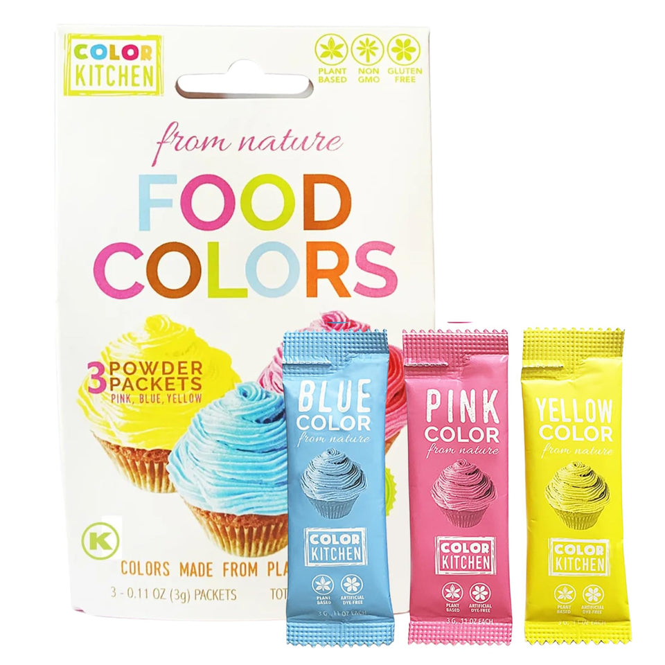 COLOR KITCHEN blue powder color packet for vibrant frostings and decorations.