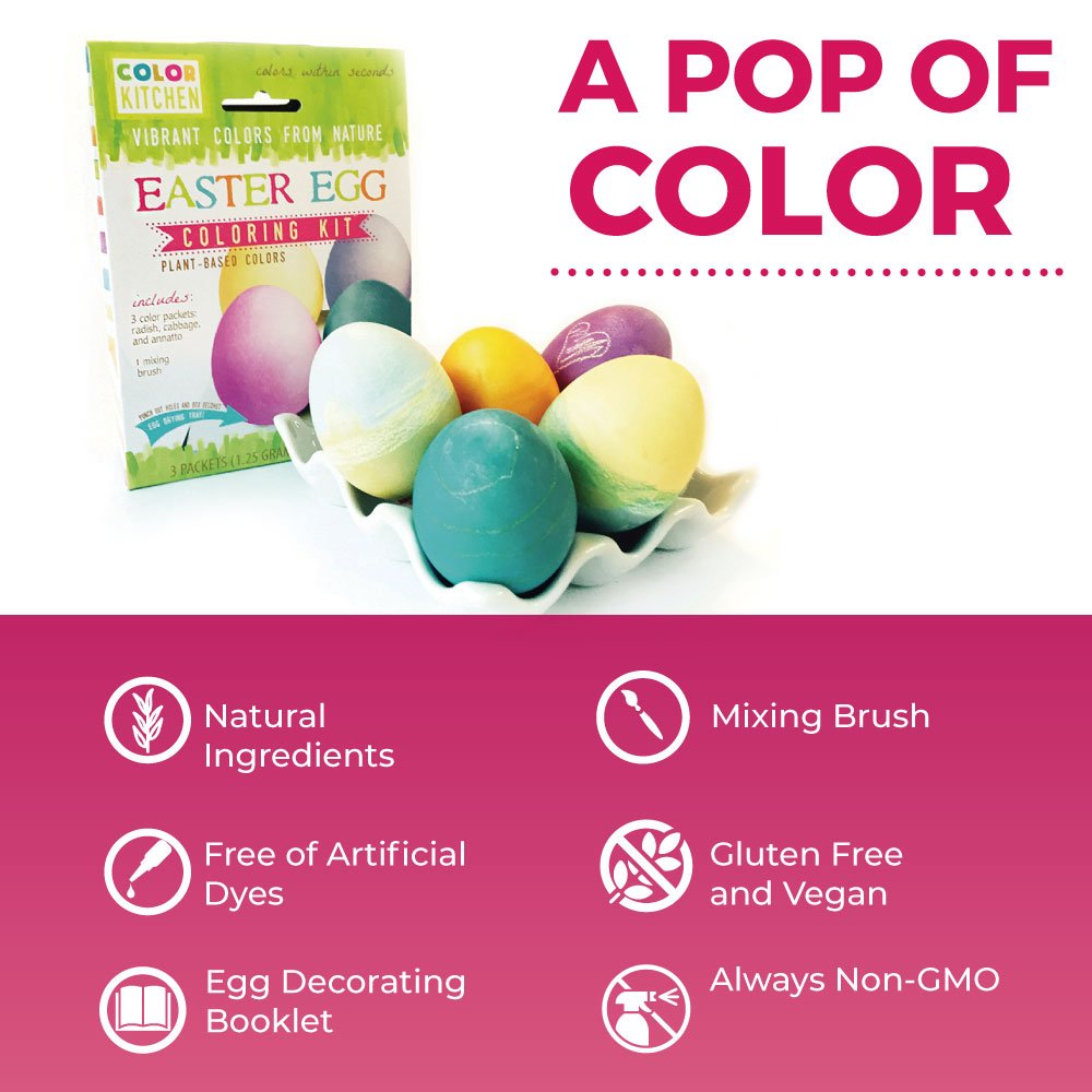 ColorKitchen packaging repurposed into an egg drying tray.
