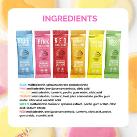 COLOR KITCHEN yellow powder brightens cakes with natural color