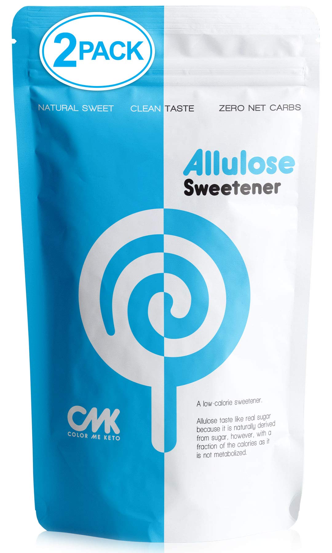 Color Me Keto allulose 2-pack bottle for sugar substitution in baking.