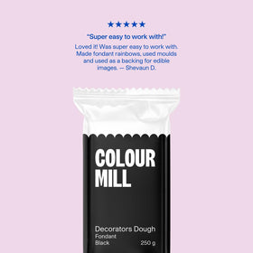Colour Mill easy-to-roll fondant ideal for home decorating
