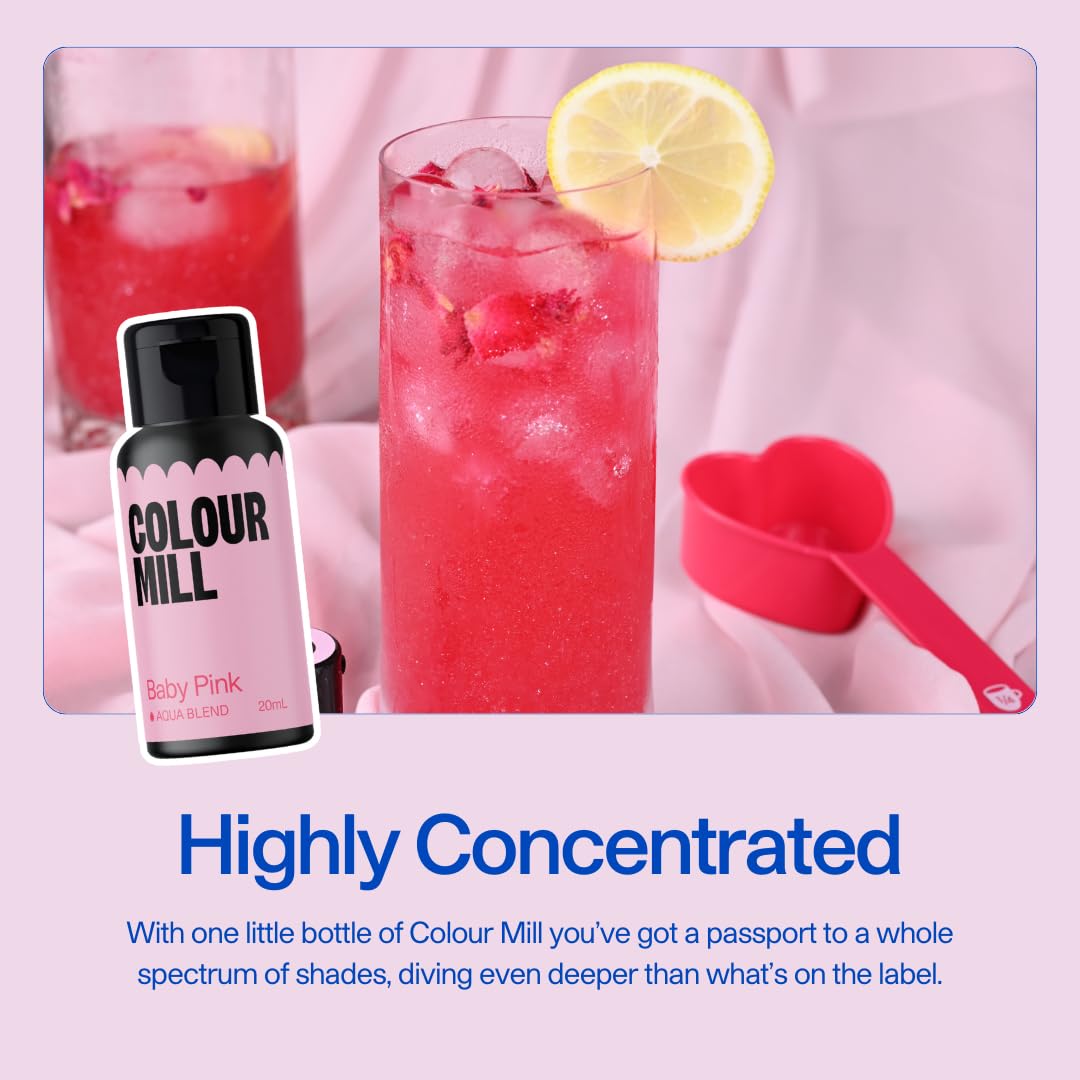 Colour Mill Botanical Pack Aqua Blend bottle closeup shows seal and dropper for control.