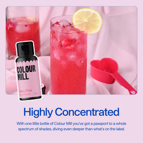 Colour Mill Botanical Pack Aqua Blend bottle closeup shows seal and dropper for control.
