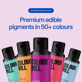 Colour Mill Botanical Pack Aqua Blend Rose delivers rosy tint for royal icing and creams.