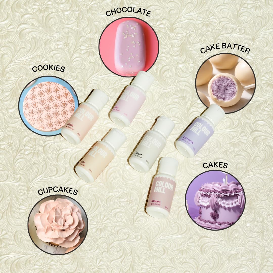 Colour Mill buttercream close-up revealing smooth, lasting colour integration.