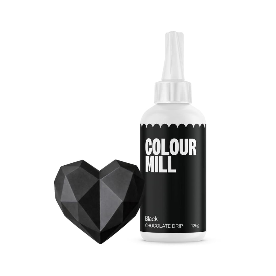 Colour Mill Chocolate Drip Easy-Melt bottle pouring for smooth dessert drizzles