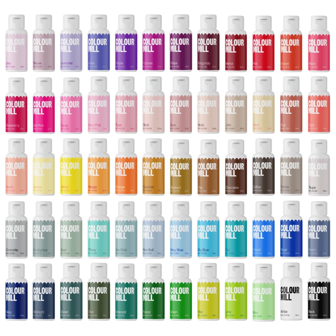 Colour Mill oil-based coloring bottle pour for vibrant icing and even coverage