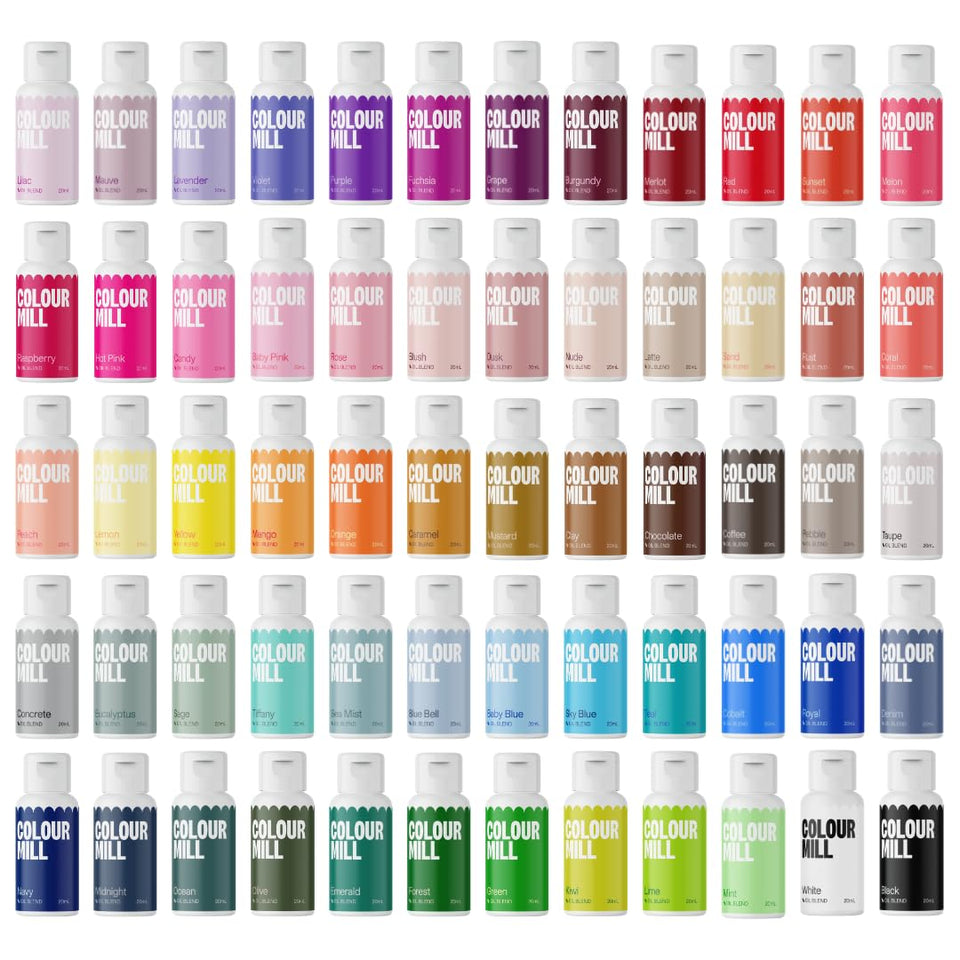 Colour Mill oil-based coloring bottle pour for vibrant icing and even coverage