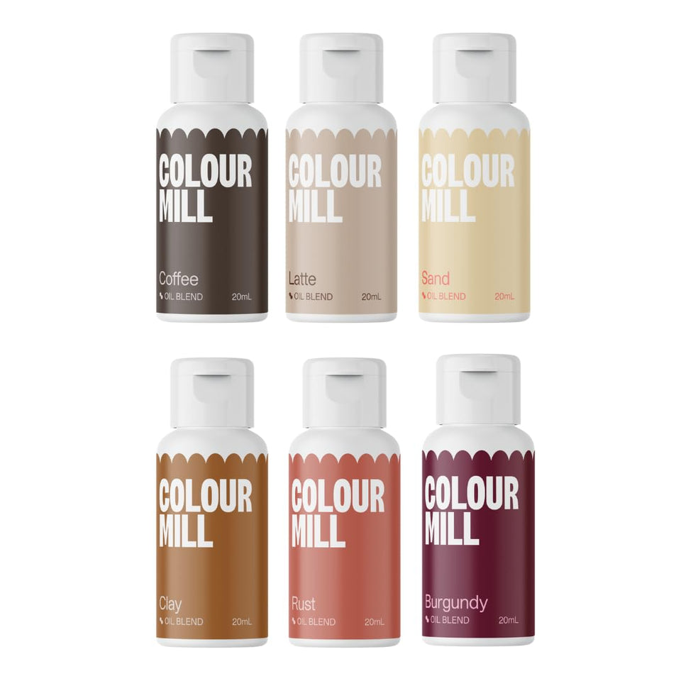 Colour Mill oil-based color for bottle pour creates bold, even color in pastries.