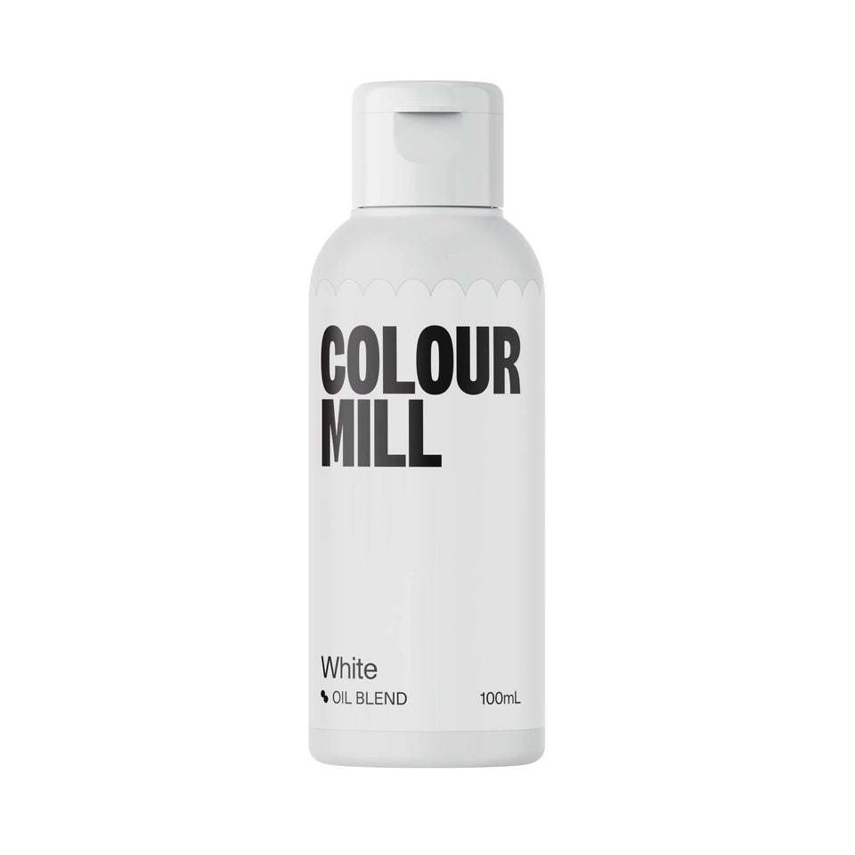 Colour Mill white bottle pour highlights precise dispensing for even tint.
