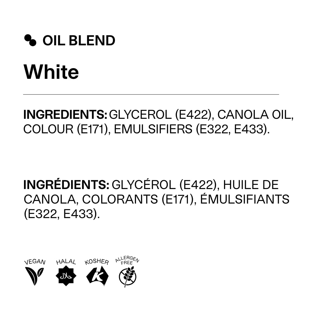 Colour Mill white colorant used in baking to achieve vivid tones.