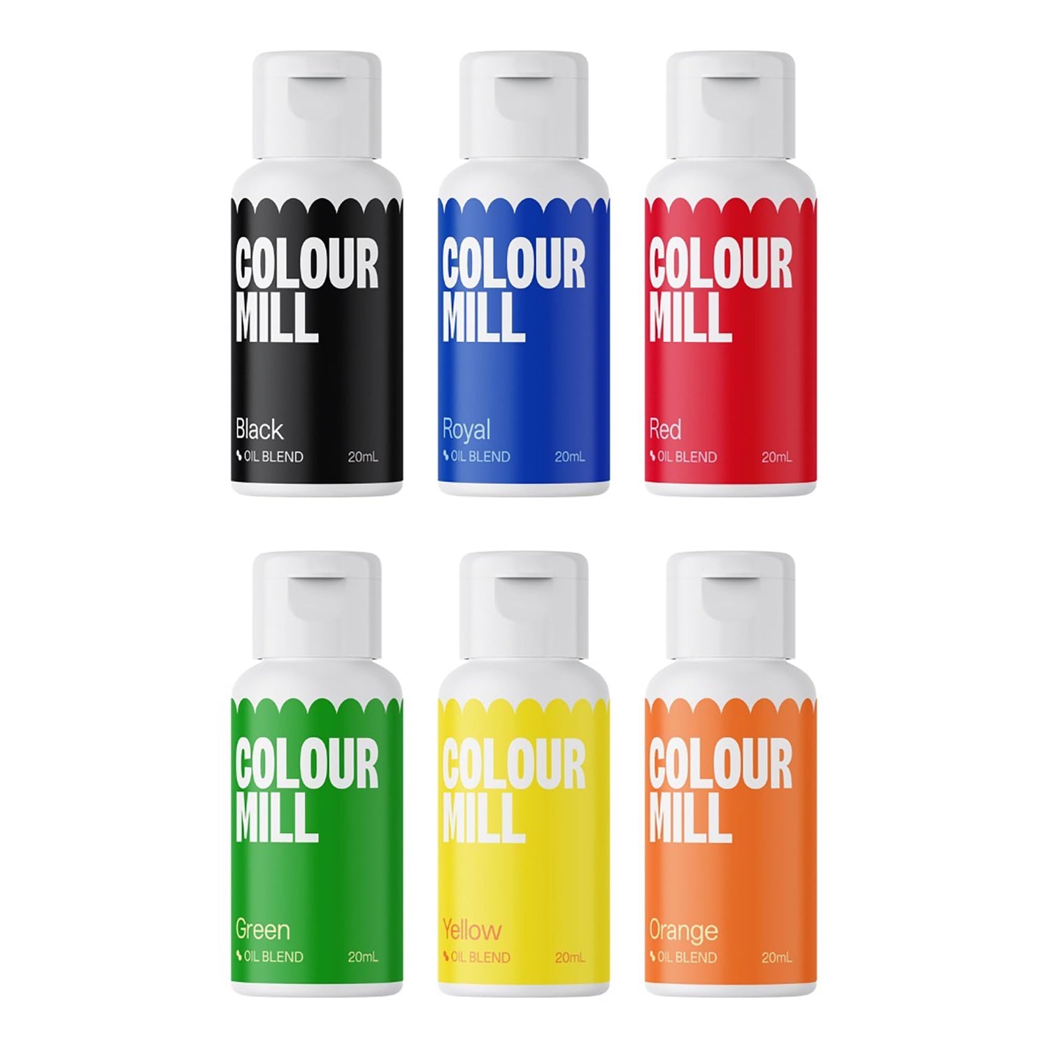 Colour Mill oil-based food colouring 20ml bottle for vibrant, even icing color