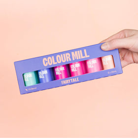 Colour Mill violet color for macarons, even shell color and cohesive look
