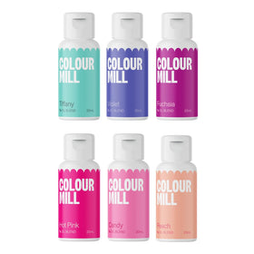 Colour Mill violet oil-blend color for royal icing, achieving smooth piping and saturation
