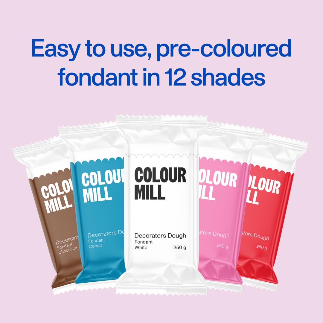 Australian-made fondant with vanilla flavor for versatile baking decor
